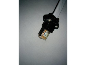 rj45 câble plat protecteur ordinateur 3d print model - Mito3D