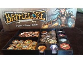 battlelore 2nd edition gaming insert games tray 3d print model - Mito3D
