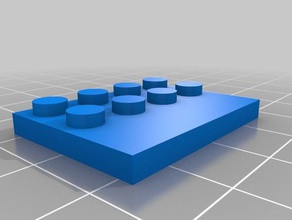 il mio lego personalizzato-compatibile di mattoni costruzione giocattoli su misura 3d print model - Mito3D