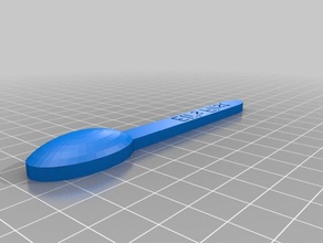recuerdo cuchara La impresión en 3d 3d print model - Mito3D