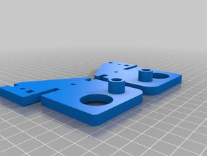 ctc prusa clone z axis bracket 3d printer parts i3 z-axis 3d print model - Mito3D