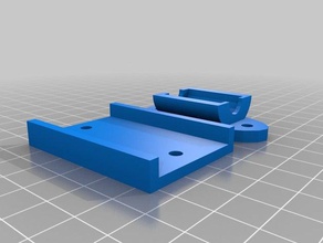 soporte de cama para ruleman lineal Impresora 3d accesorios 3d print model - Mito3D