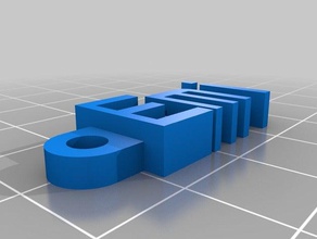emi organización personalizado 3d print model - Mito3D