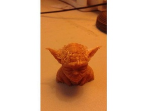 hairy yoda creatures bust star wars 3d print model - Mito3D