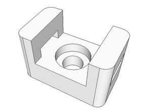 cable tie holder parts 3d print model - Mito3D