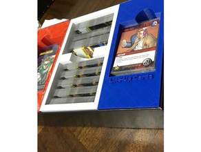 dc deckbuilder gioco casella di inserimento giocattolo & accessori da tavolo fumetti comics deckbox deck box ponte titolare inserto 3d print model - Mito3D