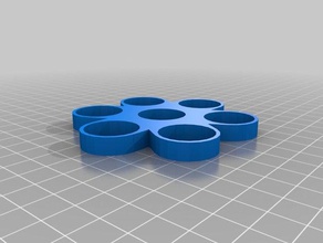 hexagonal fidget spinner 3d printing 3d print model - Mito3D