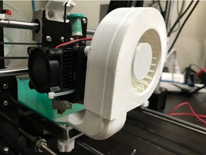80mm axial centrifugal fan 3d printer accessories anet a8 upgrade blower nozzle cooling 3d print model - Mito3D