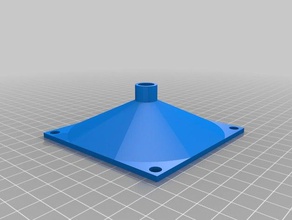 mi personalizados plaza del ventilador tubo adaptador la electrónica personalizado 3d print model - Mito3D