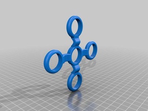 wavy spinner toys & games fidget 3d print model - Mito3D
