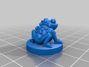 giant toad creatures 28mm animal boardgame dnd fantasy rpg 3d print model - Mito3D