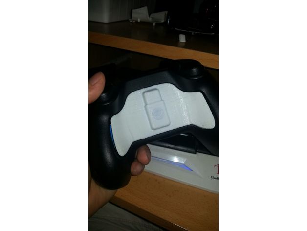 steam controller-dongle-Batterie-Tür-interner Witz, logo - Elektronik 3D print model - Mito3D