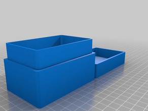 my customized buiness card box containers 3d print model - Mito3D