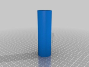 mon paramétrique personnalisé cylindre tube de la fenêtre d'affichage passe-temps 3d print model - Mito3D