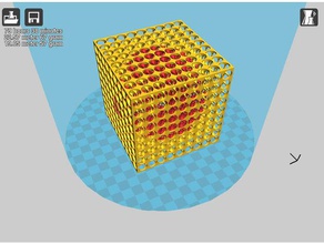 dual swiss cube sculture 3d print model - Mito3D