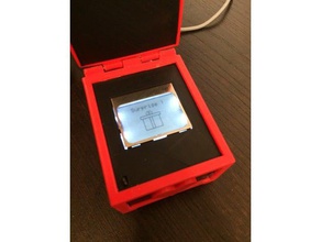 caja de regalo art arduino pantalla 3d print model - Mito3D