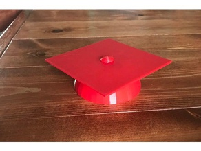 graduation cap props congrats congratulations hat 3d print model - Mito3D
