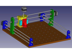 cnc 3d imprimable le bricolage 3dprintable la laser machine fraiseuse routeur plupart imprimées 3d print model - Mito3D