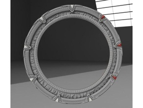 stargate dialing effects props working 3d print model - Mito3D