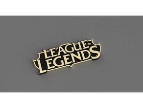 league legends dual print logo video games colored lol 3d print model - Mito3D