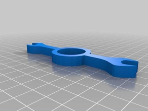 fidget llave spinner 22mm de rodamiento juegos y juguetes 3d print model - Mito3D