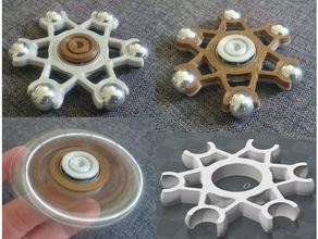 13mm bola de la ruleta juguetes mecánicos fidget spinner mano bolas acero 3d print model - Mito3D