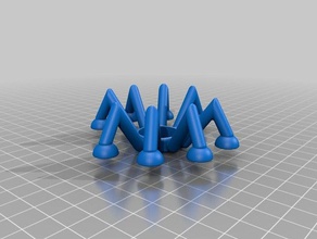 spider spinner toy & game accessories fidget handspinner 3d print model - Mito3D
