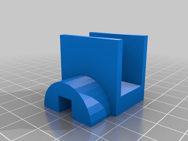 my customized cable holder 165 office 3D print model - Mito3D