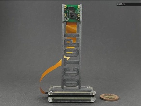 tom raspberry pi zero de montagem câmera zebra caso v1 eletrônica polvos câmara octoprint w 3d print model - Mito3D