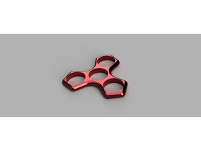 tri-fidget spinner pentagon-styled ends 3d printing fidget 3d print model - Mito3D