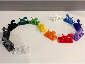 rainbow dog sculptures 3d print model - Mito3D