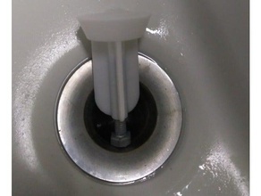 sink pop up plug bathroom 3d print model - Mito3D