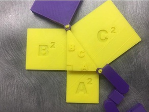 simplificado de pitágoras prova rótulos arte da matemática educação a geometria mãos aprendizagem instructables ed os números o teorema praça ensino apoio ao ferramenta ferramentas triângulo triângulos 3d print model - Mito3D