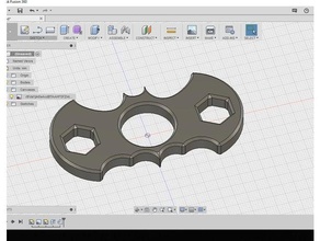 batman fidget toy & game accessories hand spinner 3d print model - Mito3D