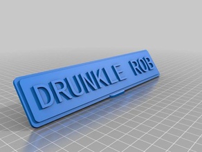 drunkle rob office customized 3d print model - Mito3D