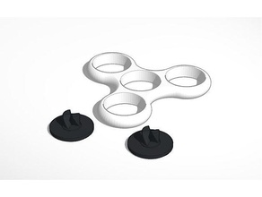fidget spinner og bearings required toys & games 3d print model - Mito3D