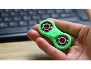 custom hand size spinner toys & games 2 bearing 3 ball best mr jefferson 105 small tutorial 3d print model - Mito3D