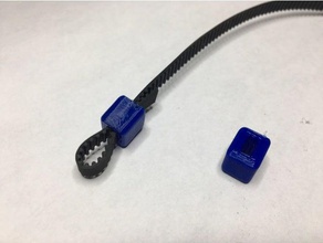 slide belt clamp belt end tpu 6mm 3d printer parts belt belt clamp belt clip belt holder clamp creality cr-10 friction clamp