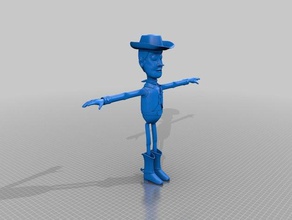 woody toy story 3d-drucken 3d print model - Mito3D