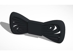 papillon piastra di testo personalizzabile moda il pulsante clip facile nome 3d print model - Mito3D
