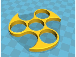 semplice mano spinner La stampa 3d fidget handspinner 3d print model - Mito3D