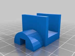 my customized cable holder 43 office 3d print model - Mito3D