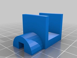 my customized cable holder 34 office 3d print model - Mito3D