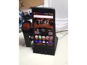 smartphone watch charging dock 3d printing 3d print model - Mito3D