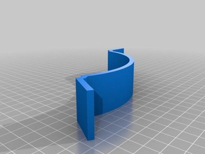 ma personnalisé un autre modèle paramétrique fusée fin de l'outil d'alignement des outils à main 3d print model - Mito3D