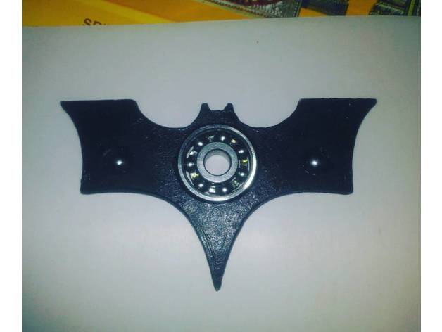 batman dark knight fidget toys & games logo 3D print model - Mito3D