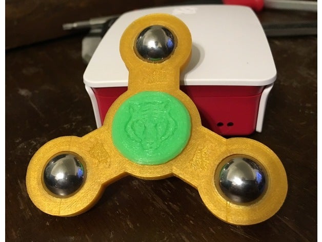 personnalisable balle fidget spinner jouets mécaniques openscad 3D print model - Mito3D