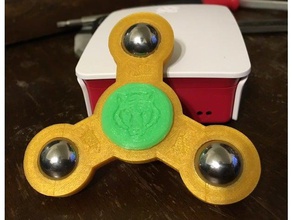 personalizable ball fidget spinner mechanical toys openscad 3d print model - Mito3D