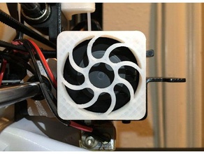 40mm tool-less fan grill 3d printer accessories cover cooling extruder shroud 3d print model - Mito3D
