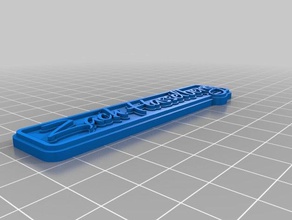 zack v3 keychains customized 3d print model - Mito3D